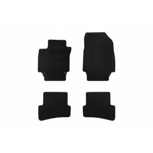 Textile floor mats by Rigum suitable for Renault Captur 2013-2020, set of 4 pieces, black