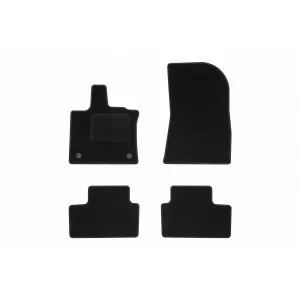 Textile floor mats by Rigum suitable for Renault Captur after 2020, set of 4 pieces, black