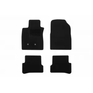 Textile floor mats by Rigum suitable for Renault Clio III 2005-2013, set of 4 pieces, black