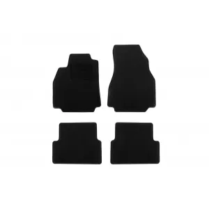 Textile floor mats by Rigum suitable for Renault Megane 2002-2009, set of 4 pieces, black