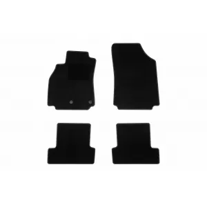 Textile floor mats by Rigum suitable for Renault Megane hatchback 2009-2016, set of 4 pieces, black