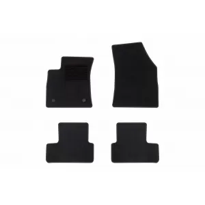 Mochete textile de la Rigum potrivite pentru Renault Megane hatchback după 2016, set de 4 bucăți, negru