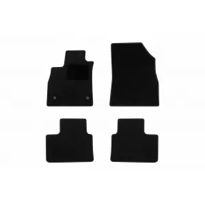 Mochete textile de la Rigum potrivite pentru Renault Talisman după 2016, set de 4 bucăți, negru
