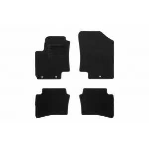 Textile floor mats by Rigum suitable for Hyundai i20 2008-2014, set of 4 pieces, black