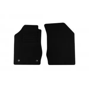 Textile floor mats by Rigum suitable for Renault Clio 2005-2012, set of 4 pieces, black