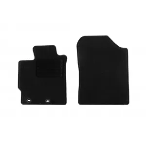 Textile floor mats by Rigum suitable for Toyota Yaris Hybrid after 2012, set of 3 pieces, black