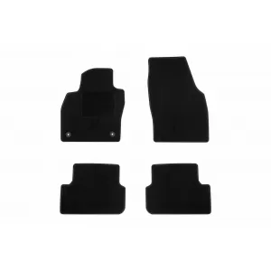 Textile floor mats by Rigum suitable for Audi A1 after 2019, set of 4 pieces, black