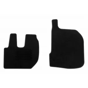 Textile floor mats by Rigum suitable for DAF LF Euro 6 after 2013, set of 2 pieces, black