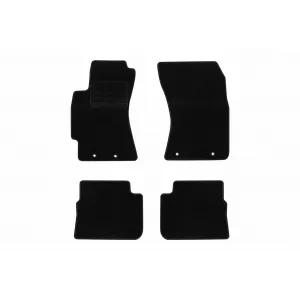 Textile floor mats by Rigum suitable for Subaru Forester 2008-2013, set of 4 pieces, black