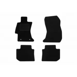 Textile floor mats by Rigum suitable for Subaru Levorg after 2015, set of 4 pieces, black