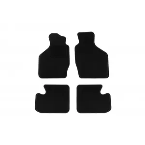 Textile floor mats by Rigum suitable for Suzuki Ignis 2003-2017, set of 4 pieces, black