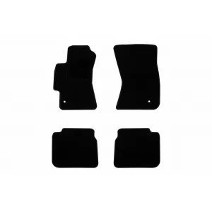 Textile floor mats by Rigum suitable for Subaru Legacy 2004-2009, set of 4 pieces, black
