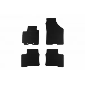 Textile floor mats by Rigum suitable for Suzuki Swift after 2017, set of 4 pieces, black
