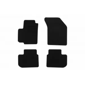 Textile floor mats by Rigum suitable for Suzuki SX4 2006-2014, set of 4 pieces, black