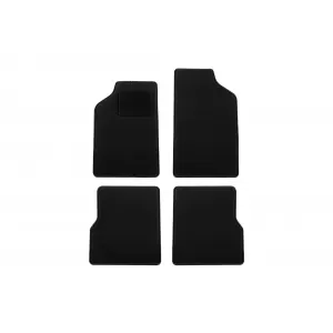 Textile floor mats by Rigum suitable for Skoda Favorit 1988-1995, set of 4 pieces, black