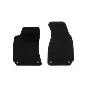 Textile floor mats by Rigum suitable for Skoda Superb I 2001-2008, set of 4 pieces, black