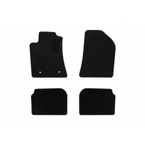 Textile floor mats by Rigum suitable for Toyota Avensis 2003-2009, set of 4 pieces, black