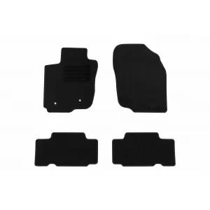 Textile floor mats by Rigum suitable for Toyota RAV4 2006-2013, set of 4 pieces, black