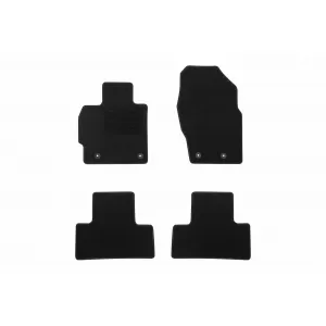 Textile floor mats by Rigum suitable for Mazda CX-7 diesel 2009-2012, set of 4 pieces, black