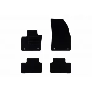 Textile floor mats by Rigum suitable for Volvo XC40 after 2018, set of 4 pieces, black