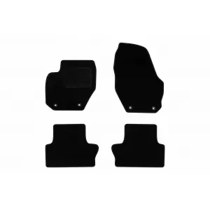 Textile floor mats by Rigum suitable for Volvo XC60 2008-2017, set of 4 pieces, black