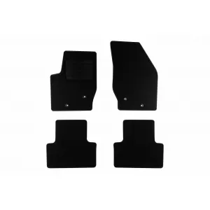 Textile floor mats by Rigum suitable for Volvo XC90 2002-2015, set of 4 pieces, black