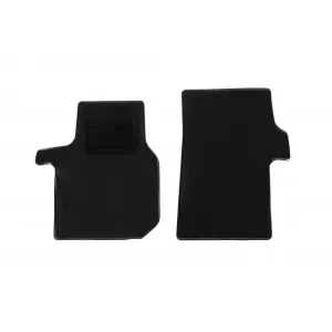 Textile floor mats by Rigum suitable for Volkswagen Crafter after 2017, set of 3 pieces, black