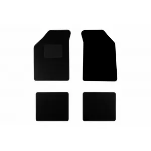 Textile floor mats by Rigum suitable for Volkswagen Golf II 1984-1991, set of 4 pieces, black