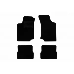 Textile floor mats by Rigum suitable for Volkswagen Golf III 1991-1996, set of 4 pieces, black