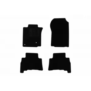 Textile floor mats by Rigum suitable for Toyota Land Cruiser 150 2009-2013, set of 4 pieces, black