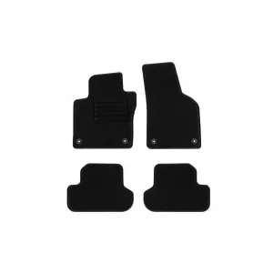 Textile floor mats by Rigum suitable for Volkswagen New Beetle after 2021, set of 4 pieces, black