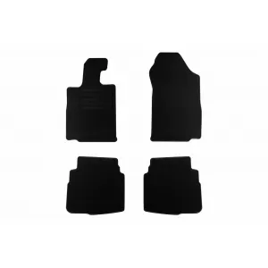 Textile floor mats by Rigum suitable for Subaru Outback after 2021, set of 4 pieces, black