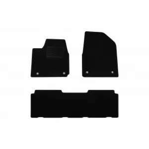 Textile floor mats by Rigum suitable for KIA Ev6 after 2021, set of 4 pieces, black