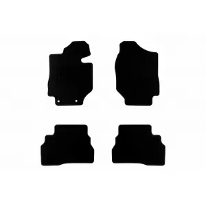 Mochete textile de la Rigum potrivite pentru Suzuki Jimny după 2021 cu transmisie manuală și 5 locuri, set de 4 piese, negru