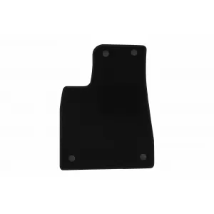 Textile floor mats by Rigum suitable for Tesla Model X after 2015, set of 3 pieces, black
