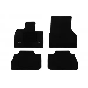 Textile floor mats by Rigum suitable for BMW iX after 2021, set of 4 pieces, black