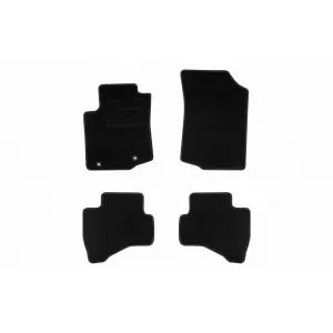 Textile floor mats by Rigum suitable for Citroen C1 after 2014, set of 4 pieces, black