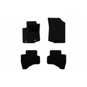 Textile floor mats by Rigum suitable for Toyota Aygo after 2014, set of 4 pieces, black