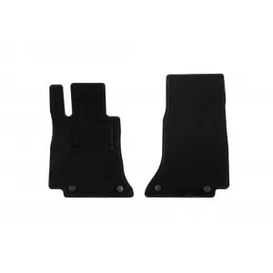 Textile floor mats by Rigum suitable for Mercedes C class W206 after 2021, set of 4 pieces, black