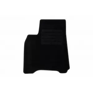 Textile floor mats by Rigum suitable for Tesla Model Y 2020-2025, set of 3 pieces, black