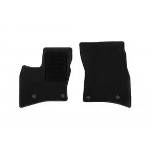Textile floor mats by Rigum suitable for Land Rover Defender 90 after 2020, set of 3 pieces, black