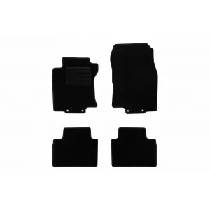 Textile floor mats by Rigum suitable for Renault Koleos after 2017, set of 4 pieces, black
