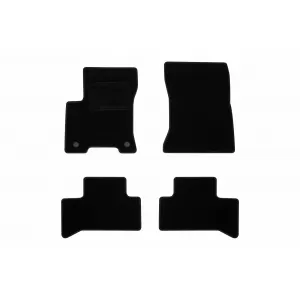 Textile floor mats by Rigum suitable for Mercedes EQA after 2022, set of 4 pieces, black