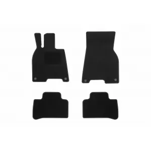 Mochete textile de la Rigum potrivite pentru Mercedes EQE după 2022, set de 4 bucăți, negru