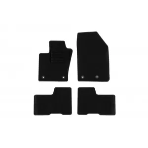 Textile floor mats by Rigum suitable for Jeep Renegade 4Xe after 2022, set of 4 pieces, black