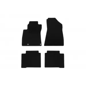 Textile floor mats by Rigum suitable for Kia Niro HEV after 2022, set of 4 pieces, black