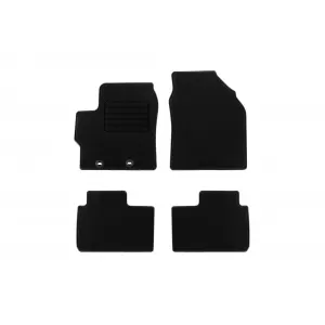 Textile floor mats by Rigum suitable for Toyota Aygo X after 2022, set of 4 pieces, black