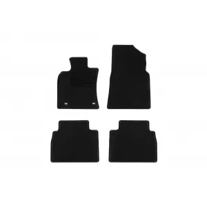 Textile floor mats by Rigum suitable for Toyota Camry after 2018, set of 4 pieces, black
