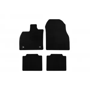Mochete textile de la Rigum potrivite pentru Toyota bZ4X după 2022, Subaru Solterra după 2023, set de 4 piese, negru