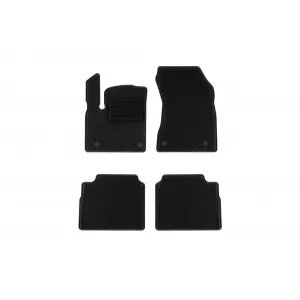 Textile floor mats by Rigum suitable for Nissan X-Trail e-POWER after 2023, set of 4 pieces, black